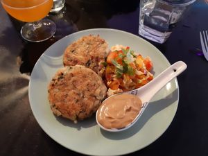 Vietnamese vish cakes at Veginity in Dublin