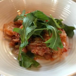 Kim chi side at Art Cliff Diner in Vineyard Haven