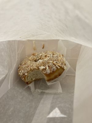 Toasted coconut vegan donut! #Veganuary at Union Square Donuts in Boston