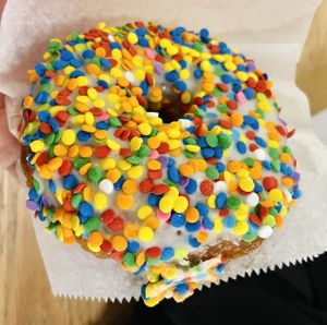 Vegan sprinkles   at Union Square Donuts in Boston
