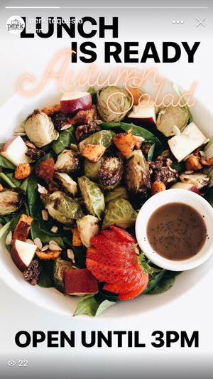 Yummy salads  at Perk Coffee House  in Tequesta