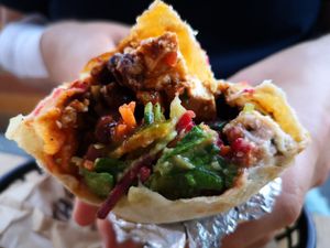 Burrito at Trippy Taco in Fitzroy