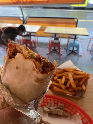 Tofu Asada Burrito #Veganuary at Trippy Taco in Fitzroy