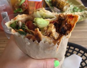Tofu asada burrito at Trippy Taco in Fitzroy