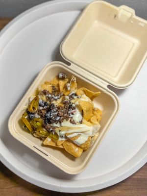 Meaty Mushrooms. The queso is underwhelming, don’t recommend. But, the mushrooms are delicious!! at Beatnic - Providence in Providence