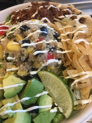 Quinoa taco bowl at Beatnic - Providence in Providence