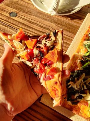 Vegan supreme at Bits 'n Pizzas in Swakopmund