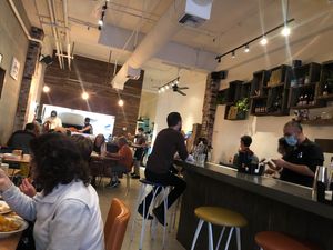 Nice ambiance  at Lucia's in Berkeley