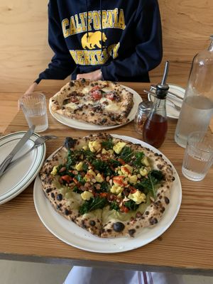 vegan pizza!  at Lucia's in Berkeley