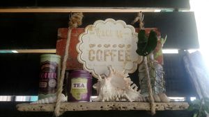 decorations  at Kaya Caffe in Koh Lanta