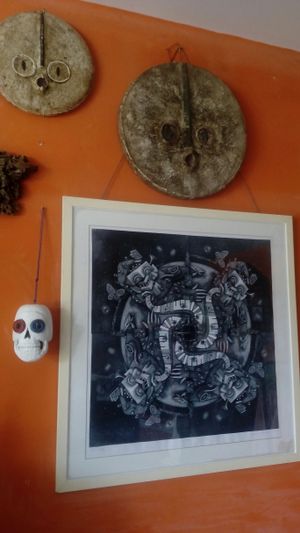 Art  at Kaya Caffe in Koh Lanta