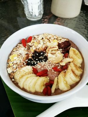 chocolate smoothiebowl  at Kaya Caffe in Koh Lanta