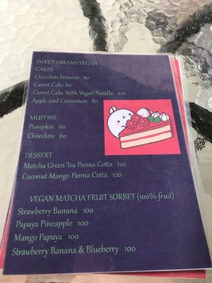 Menu  at Kaya Caffe in Koh Lanta