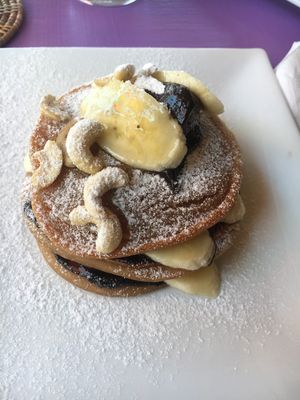 Pancakes with Nutella! at Kaya Caffe in Koh Lanta