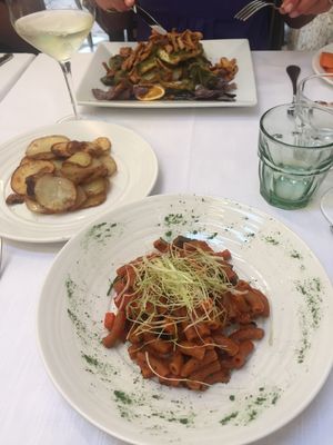 First dish at La Piazzetta in Verona