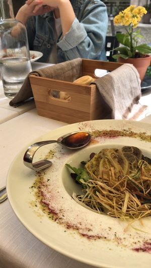 stuffed cabbage  at La Piazzetta in Verona