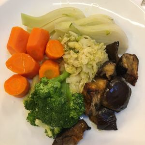 Side of streamed vegetables (MASSIVE) at La Piazzetta in Verona