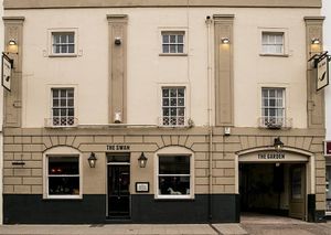 swan frontage at The Swan in Cheltenham