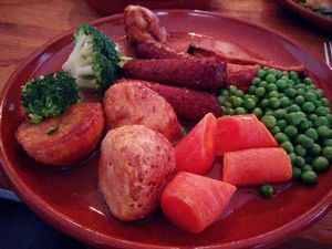 Vegan Sunday Roast at The Swan in Cheltenham
