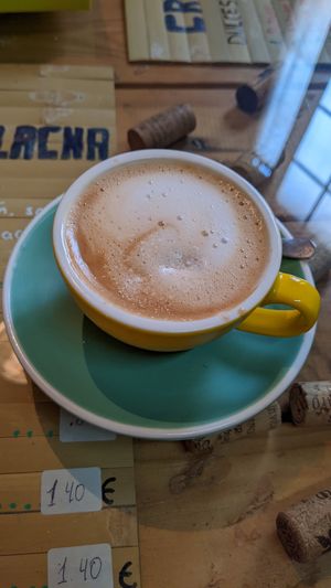 Oar cappuccino (June 2023) at Ecolmado in Leon