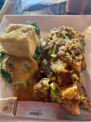 Vegan St. James Benedict  at Julian's in Providence