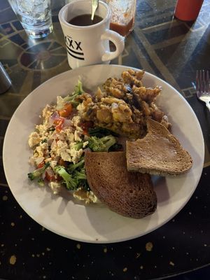 Delicious Vegan Breakfast   at Julian's in Providence