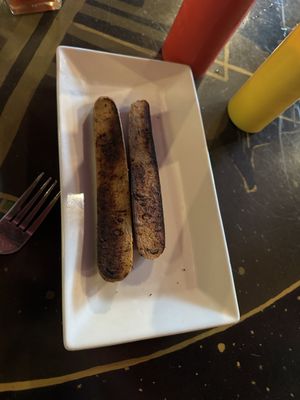  Vegan Sausage was pretty good to  at Julian's in Providence