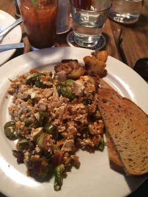 Tofu scramble  at Julian's in Providence