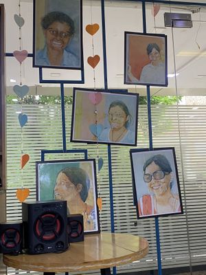   at Sheroes Hangout in Agra