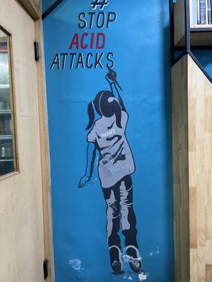 #Stopacidattacks   at Sheroes Hangout in Agra
