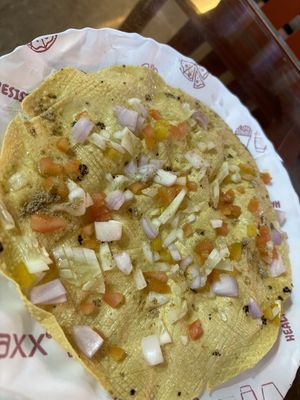 Masala papad 👌  at Sheroes Hangout in Agra