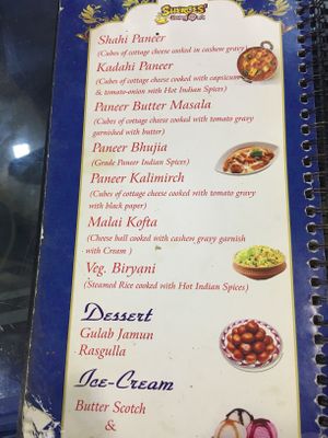 Menu at Sheroes Hangout in Agra
