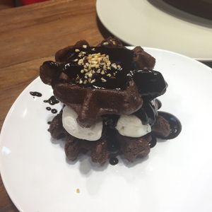 S'mores waffle sandwich :) at Sparestore - Pop-Up in Kowloon