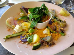 Main dish at La Table de Ty Mad in Douarnenez