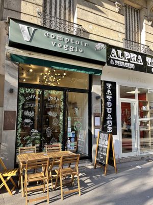Exterior   at Comptoir Veggie in Paris