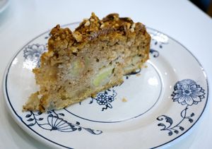 Apple Tart at Comptoir Veggie in Paris