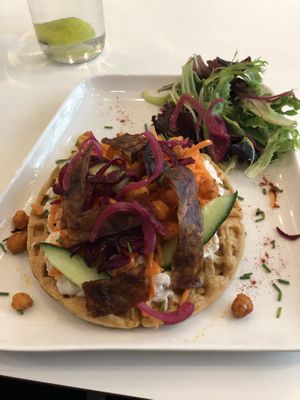 Gauffre salée   at Comptoir Veggie in Paris