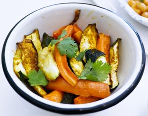 Roasted vegetables (side dish) at Comptoir Veggie in Paris
