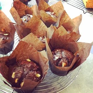 Chocolate Muffins at Comptoir Veggie in Paris