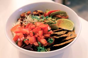 Mexican Buddha Bowl. at Comptoir Veggie in Paris