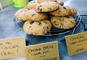 Choco-Cookies.  at Comptoir Veggie in Paris