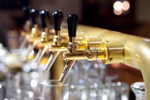 7+1 beer on tap  at Scheunecafe in Dresden