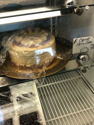Carrot cake at Sammy's Mediterranean Cafe in Vero Beach