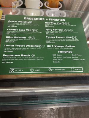 Dressings   at Evergreens - University Village in Seattle