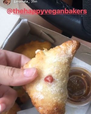 Yummy pastelitos of guava and cheeze at The Happy Vegan Bakers in Hialeah