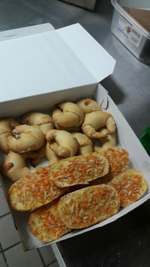 delicious crescents and Texas toast at The Happy Vegan Bakers in Hialeah