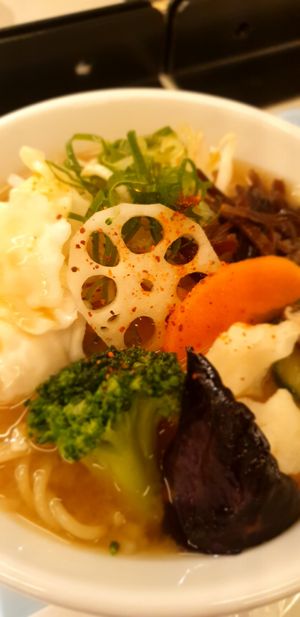 Vegan Miso Ramen 770 Yen at Vege Deli Kanna - Shokudo in Kyoto