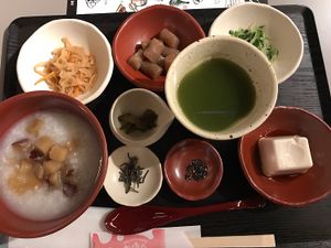 the sweet potato set menu at Vege Deli Kanna - Shokudo in Kyoto