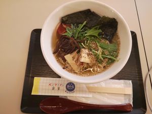 Vegan ramen at Vege Deli Kanna - Shokudo in Kyoto