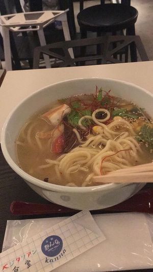 Miso ramen  at Vege Deli Kanna - Shokudo in Kyoto